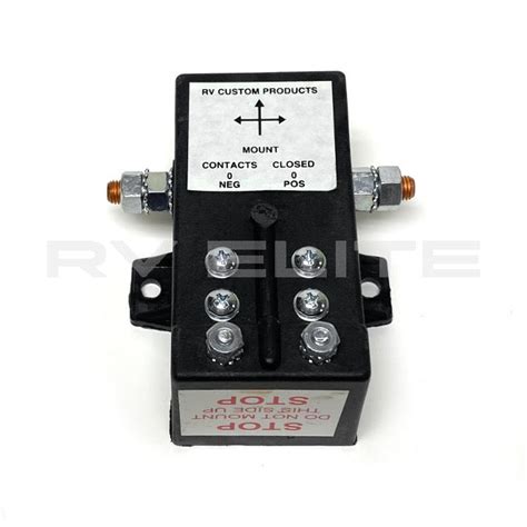 testing parasitic voltage drop on motorhome coach battery|Battery Disconnect Solenoid .